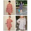 imageDokotoo Womens Fall Dress 2025 Long Sleeve Babydoll Mini Dress Floral Flowy Boho DressesFloralgreen