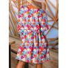 imageDokotoo Womens Fall Dress 2025 Long Sleeve Babydoll Mini Dress Floral Flowy Boho DressesFloralsky Blue