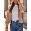 imageDokotoo Cardigan Sweaters for Women Lantern Sleeve Womens Cardigan Sweaters Fall Winter Clothes 2025Beige