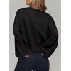 imageDokotoo Cardigan Sweaters for Women Lantern Sleeve Womens Cardigan Sweaters Fall Winter Clothes 2025Black