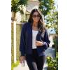 imageDokotoo Cardigan Sweaters for Women Lantern Sleeve Womens Cardigan Sweaters Fall Winter Clothes 2025Blue