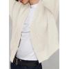 imageDokotoo Cardigan Sweaters for Women Lantern Sleeve Womens Cardigan Sweaters Fall Winter Clothes 2025White