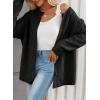 imageDokotoo Cardigan Sweaters for Women 2025 Fall Outfits Long Sleeve Crochet Knit SweatersBlack