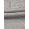 imageDokotoo Cardigan Sweaters for Women 2025 Fall Outfits Long Sleeve Crochet Knit SweatersGray