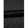 imageDokotoo Casual Quilted Jackets for Women Button Down Collared Long Sleeve Shirts Fall Jackets with Pockets 2025Black