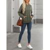 imageDokotoo Hoodies for Women Casual Long Sleeve Textured Knit Loose Drawstring Hooded Sweatshirt with PocketGreen