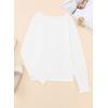 imageDokotoo White Womens Tops Blouses for Women Dressy Casual Fall Fashion 2025 Outfits Clothes Long Sleeve Tops Shirts Tshirts Trendy Womens Flowy Work Loose Fit Basic T Shirts Plus Size Tunic Teacher