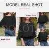 imageDokotoo Women Blouses Dressy Casual 34 Length Sleeve Womens Tops Boat Neck Batwing Dolman TopBlack