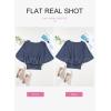 imageDokotoo Women Blouses Dressy Casual 34 Length Sleeve Womens Tops Boat Neck Batwing Dolman TopDark Blue