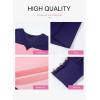 imageDokotoo Women Blouses Dressy Casual Color Block Long Sleeve Shirts V Neck Tops Fall Outfits 2025Blue Stripe