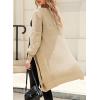 imageDokotoo Womens 2025 Fashion Casual Open Front Long Sleeve Chunky Cable Knit Cardigans Sweaters Outerwear CoatsApricot