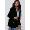 imageDokotoo Womens Double Breasted Blazer Jackets Casual Blazers Open Front Long Sleeve Lapel Collar Work Office Jackets BlazerColor Black