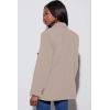 imageDokotoo Womens Double Breasted Blazer Jackets Casual Blazers Open Front Long Sleeve Lapel Collar Work Office Jackets BlazerOatmeal