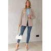 imageDokotoo Womens Double Breasted Blazer Jackets Casual Blazers Open Front Long Sleeve Lapel Collar Work Office Jackets BlazerOatmeal