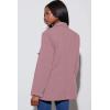 imageDokotoo Womens Double Breasted Blazer Jackets Casual Blazers Open Front Long Sleeve Lapel Collar Work Office Jackets BlazerRose Tan