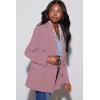 imageDokotoo Womens Double Breasted Blazer Jackets Casual Blazers Open Front Long Sleeve Lapel Collar Work Office Jackets BlazerRose Tan