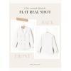 imageDokotoo Womens Double Breasted Blazer Jackets Casual Blazers Open Front Long Sleeve Lapel Collar Work Office Jackets BlazerWhite