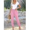 imageDokotoo Womens High Waisted Casual Loose Carrot Flowy Yoga Pants Trousers with Pockets