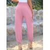 imageDokotoo Womens High Waisted Casual Loose Carrot Flowy Yoga Pants Trousers with Pockets