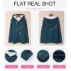 imageDokotoo Womens Sweaters Winter Hooded Cardigans Button Up Cable Knit Coats Jackets Outerwear with PocketsBlue 3