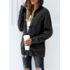 imageDokotoo Womens Sweaters Winter Hooded Cardigans Button Up Cable Knit Coats Jackets Outerwear with PocketsGray 2