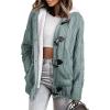 imageDokotoo Womens Sweaters Winter Hooded Cardigans Button Up Cable Knit Coats Jackets Outerwear with PocketsGreen 4