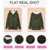 imageDokotoo Womens Sweaters Winter Hooded Cardigans Button Up Cable Knit Coats Jackets Outerwear with PocketsGreen