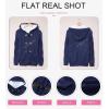 imageDokotoo Womens Sweaters Winter Hooded Cardigans Button Up Cable Knit Coats Jackets Outerwear with PocketsRoyal Blue
