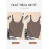 imageDokotoo Womens Tank Tops 2025 Summer Casual Sleeveless Scoop Neck Ribbed Knit Color Block Slim Fitted Cami Tee ShirtsBrown
