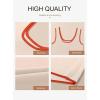 imageDokotoo Womens Tank Tops 2025 Summer Casual Sleeveless Scoop Neck Ribbed Knit Color Block Slim Fitted Cami Tee ShirtsLight Apricot