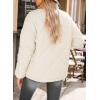 imageDokotoo Womens Winter Casual Quilted Jackets Long Sleeve Button Down Puffer Jacket Padded Outerwear CoatsApricot