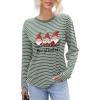 Christmas Green Stripe 3