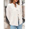 imageDokotoo Cardigan Sweaters for Women Casual Open Front Long Sleeve Button Down Knit Outwear Stand Collar Fall Fashion 2024White