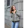 imageDokotoo Fall Clothes for Women 2024 Oversized Knit Womens Cardigans Classy Color Block Open Front Button Down Green XX Large