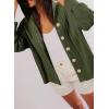 imageDokotoo Oversized Sweaters for Women Casual Solid Long Sleeve Button Down Chunky Knit Hooded Cardigan Sweaters CoatGreen