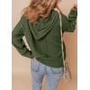 imageDokotoo Oversized Sweaters for Women Casual Solid Long Sleeve Button Down Chunky Knit Hooded Cardigan Sweaters CoatGreen