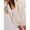 imageDokotoo Oversized Sweaters for Women Casual Solid Long Sleeve Button Down Chunky Knit Hooded Cardigan Sweaters CoatWhite