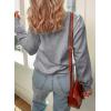 imageDokotoo Oversized Womens Shirts Fall Clothes Crew Neck Long Sleeve Knit Cotton Sweatshirt Casual Loose Comfy Sweatshirts Tunic Blouses Fall Fashions 2024 Grey XXLarge