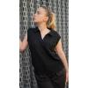 imageDokotoo VNeck Lapel Collar Cable Knit Vest Top for Women  Spring Outfits 2025Black