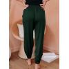 imageDokotoo Womens 2025 Soft Casual Drawstring Tie Elastic Waist Loose Jogger Pants with PocketsC Green 2