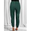 imageDokotoo Womens 2025 Soft Casual Drawstring Tie Elastic Waist Loose Jogger Pants with PocketsC Leopard Green 2