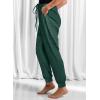 imageDokotoo Womens 2025 Soft Casual Drawstring Tie Elastic Waist Loose Jogger Pants with PocketsC Leopard Green 2
