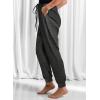 imageDokotoo Womens 2025 Soft Casual Drawstring Tie Elastic Waist Loose Jogger Pants with PocketsC1 Leopard Black