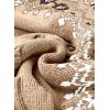 imageDokotoo Womens Cardigans Casual Long Sleeve Chunky Knit Fall Winter Button Down Fair Isle Cardigan SweatersKhaki