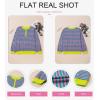 imageDokotoo Womens Casual Crewneck Color Block Striped Oversized Sweatshirt Long Sleeve Shirts Tunic TopsGreen