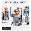 imageDokotoo Womens Casual Cropped Sweatshirts Puff Sleeve Crop Pullover Crewneck Cute TopsGray