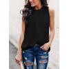 imageDokotoo Womens Casual Sleeveless Shirts Halter Neck Leopard Print Tank Top and BlousesA2 Black