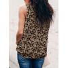 imageDokotoo Womens Casual Sleeveless Shirts Halter Neck Leopard Print Tank Top and BlousesLeopard