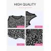 imageDokotoo Womens Leopard Print Tank Tops Crewneck Sleeveless Summer Casual TShirts BlousesBlack