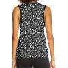 imageDokotoo Womens Leopard Print Tank Tops Crewneck Sleeveless Summer Casual TShirts BlousesBlack